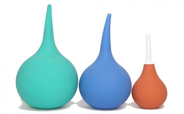 klystýry pro prostatitidu