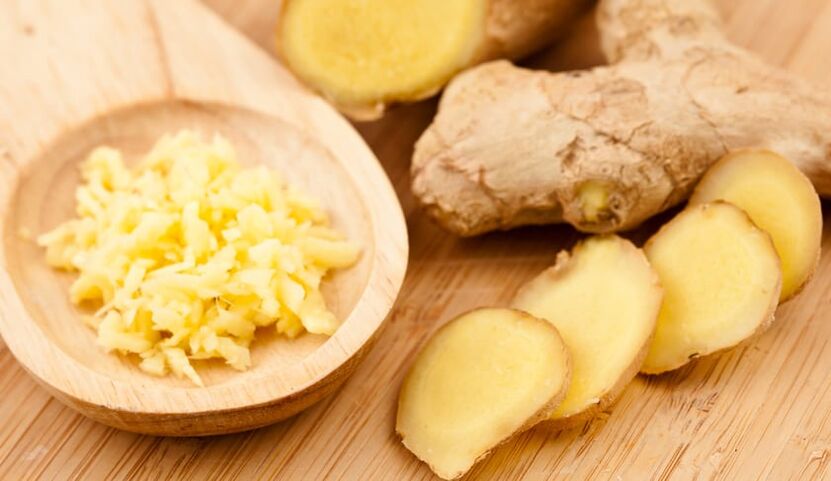 zázvor pro léčbu prostatitidy